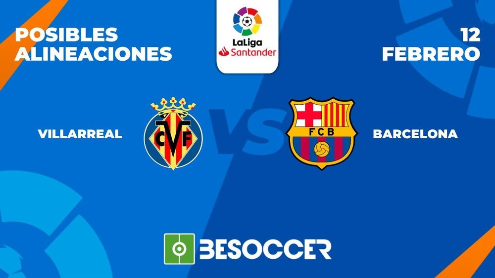 Posibles alineaciones del Villarreal-Barcelona de la Primera División 2022-2023. BeSoccer
