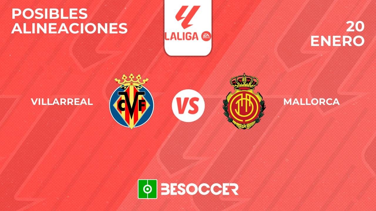 Posibles alineaciones del Villarreal-Mallorca de la Primera División 2024-25. BeSoccer