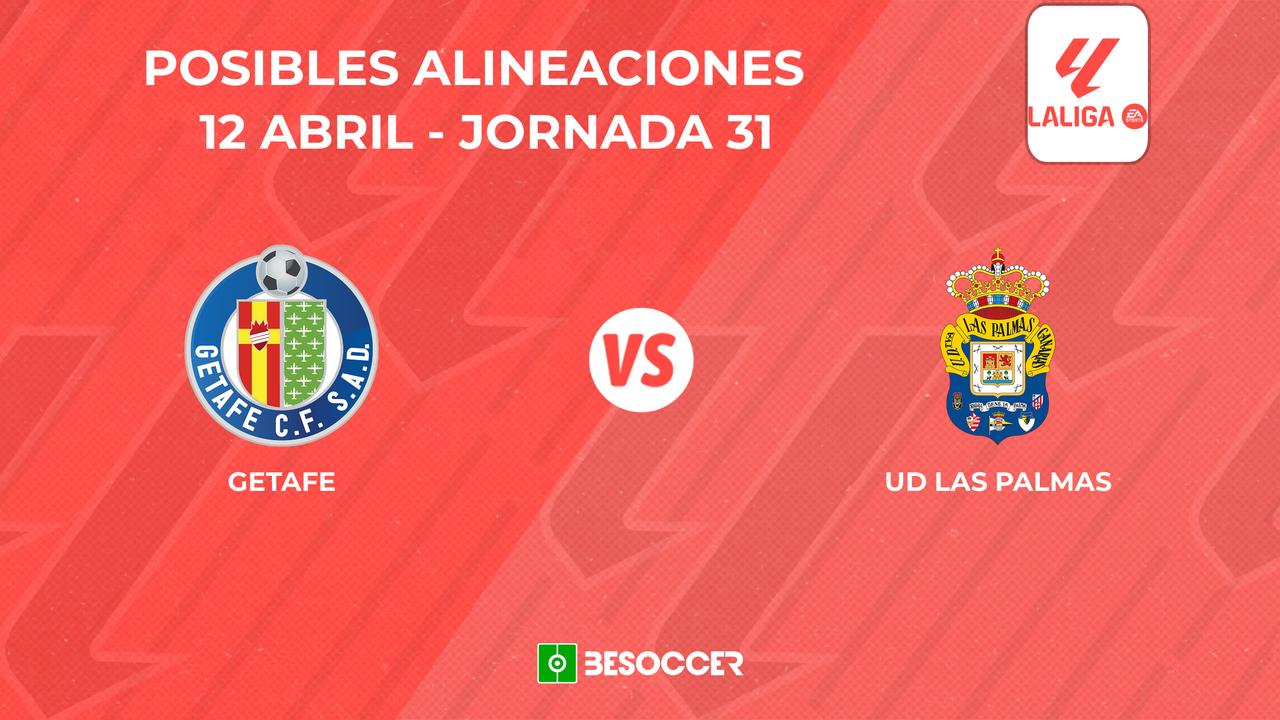 Posibles onces del Getafe-Las Palmas