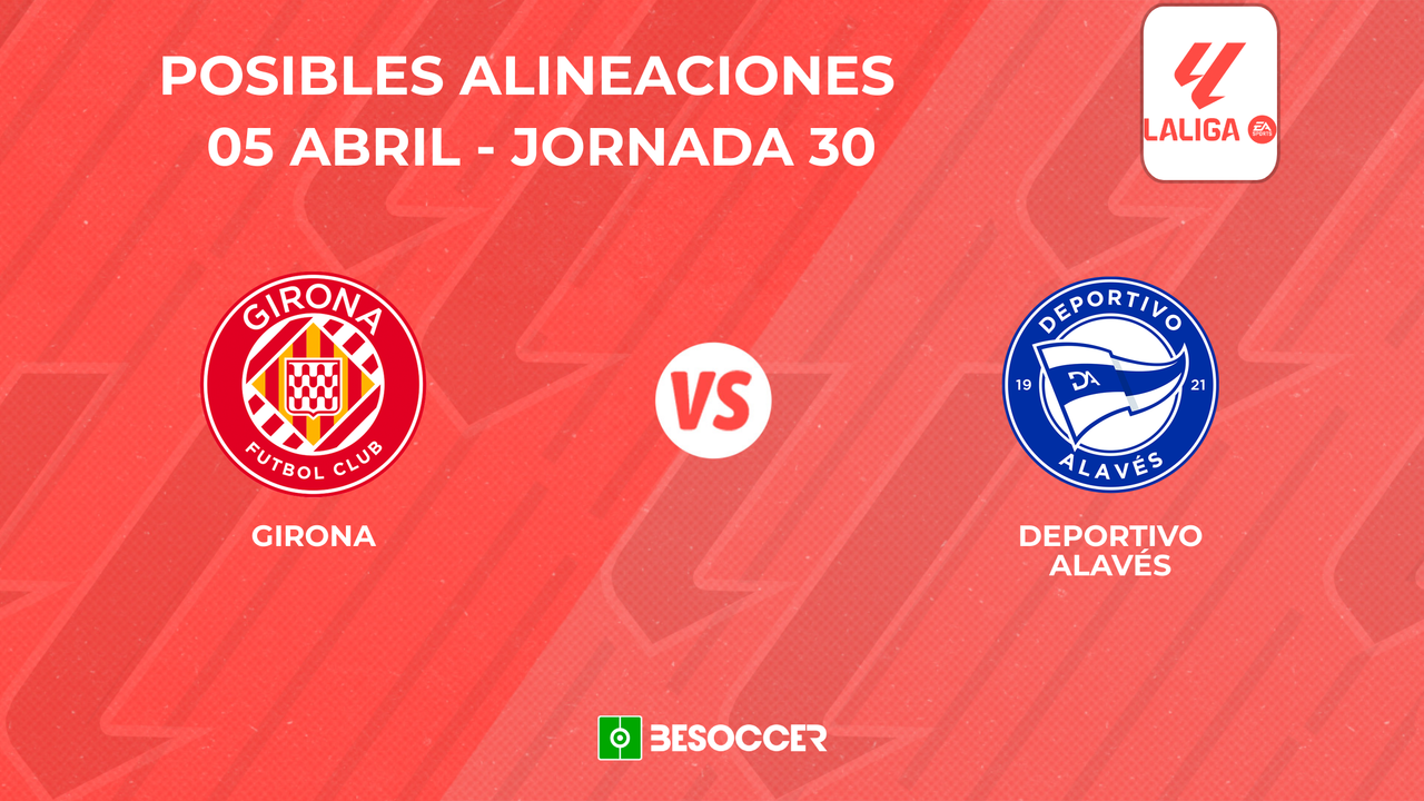 Posibles onces del Girona vs Deportivo Alavés