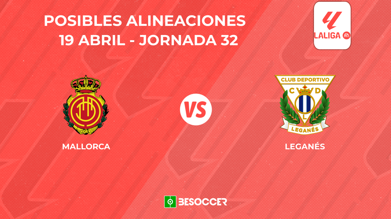 Posibles onces del Mallorca vs. Leganés