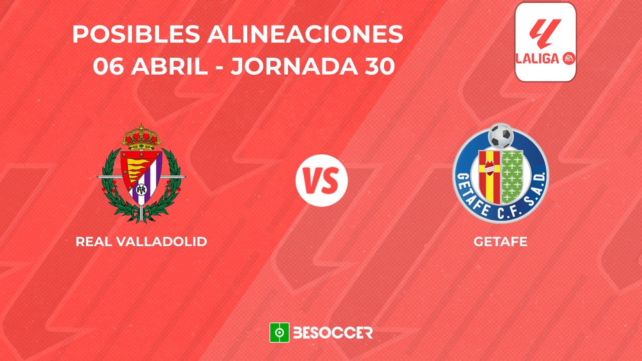 Posibles onces del Real Valladolid vs Getafe