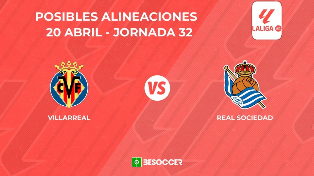Posibles onces del Villarreal vs. Real Sociedad. BeSoccer
