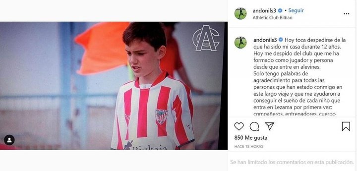 Andoni López se despidió con 
