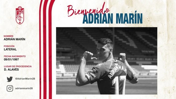 El Granada anuncia el fichaje de Adrián Marín