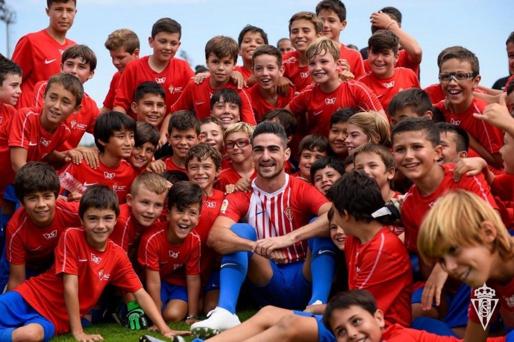Un sueño cumplido para Borja López. RealSporting