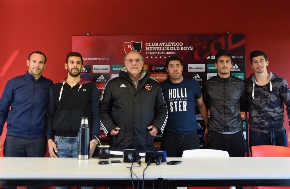 Presentación de Matos, Quignon, Moiraghi, Prediger y Amoroso como nuevos jugadores Newell's Old Boys. CANO