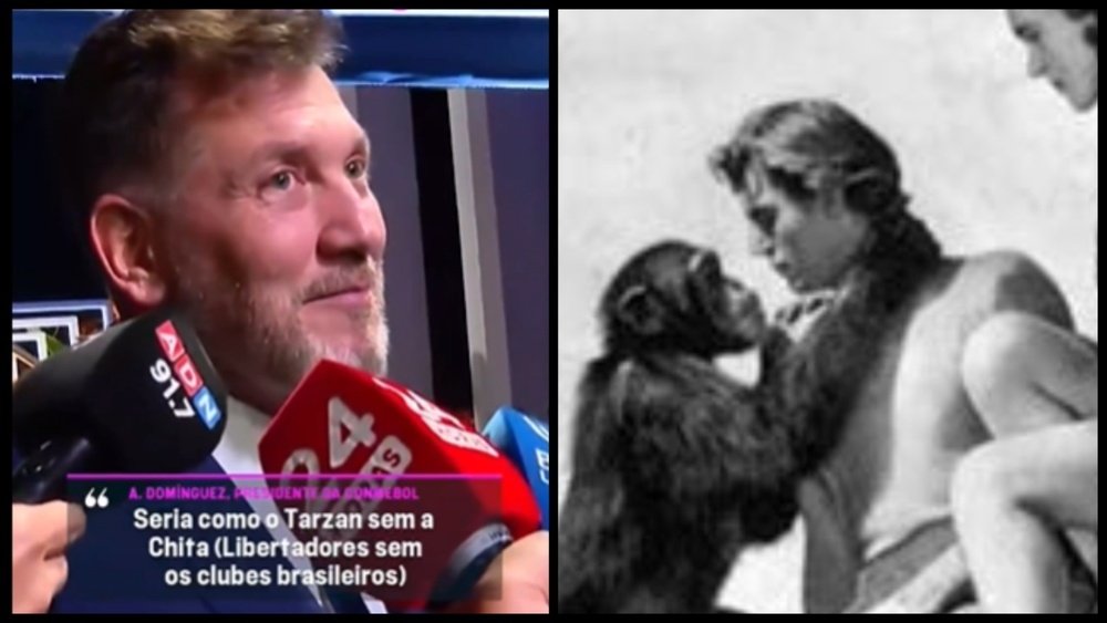Presidente da Conmebol gera polêmica. Captura @TNTEsportes @futbol_info
