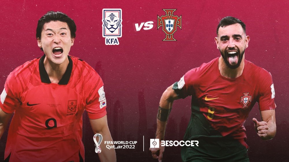 Compos probables : Corée du Sud-Portugal. besoccer