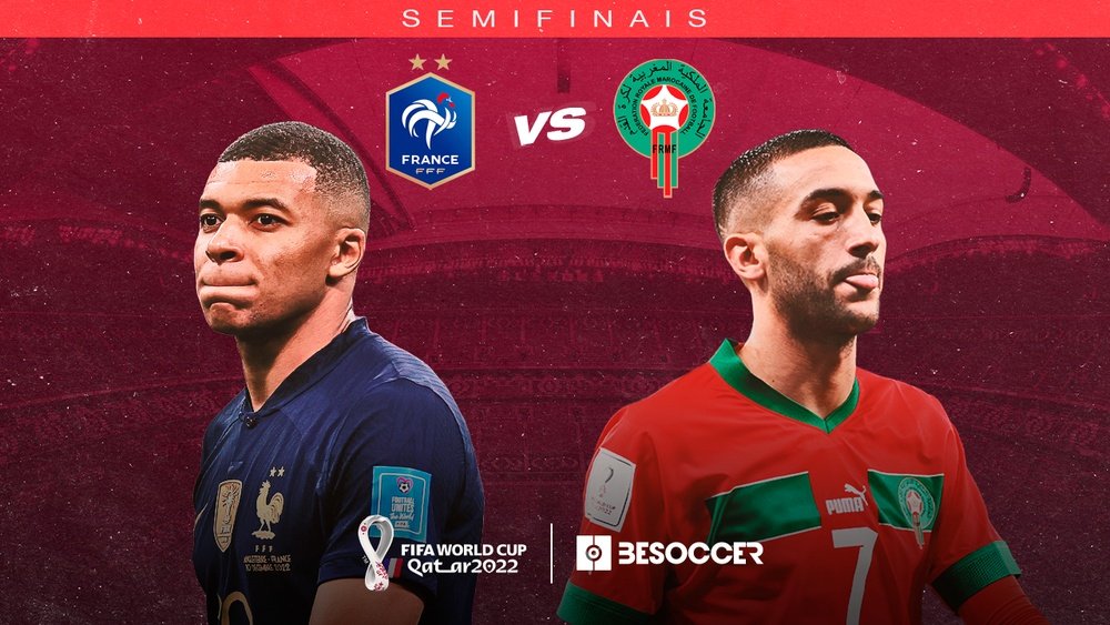 Compos officielles : France-Maroc. afp