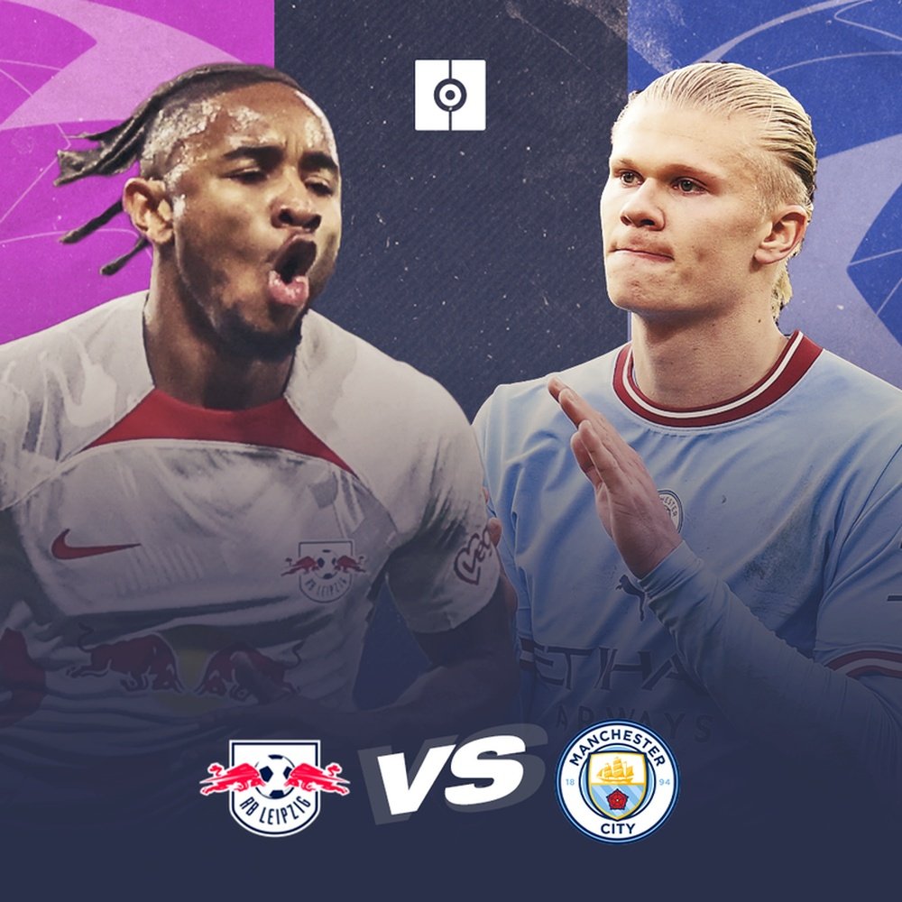 Prováveis escalações de RB Leipzig e Manchester City. BeSoccer