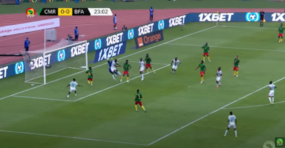 primer gol de la copa africa 2021 anotado por sangare para burkina faso captura youtube caf Le Burkina Faso inscrit le premier but de la CAN 2021 ! Captura/Youtube/CAF