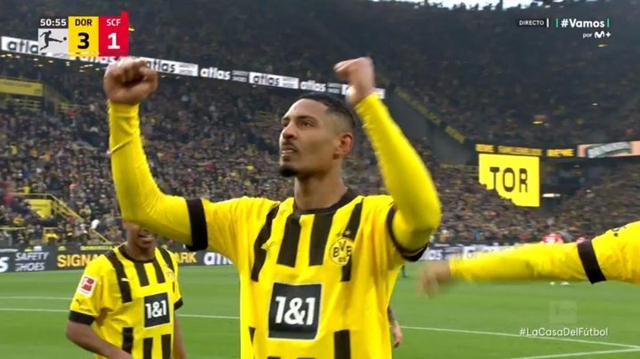 El gol que gustó al mundo entero: ¡Haller se estrenó oficialmente con el Borussia!