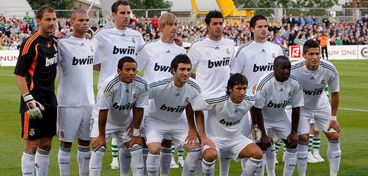 Alineación del Madrid en el primer partido de CR7