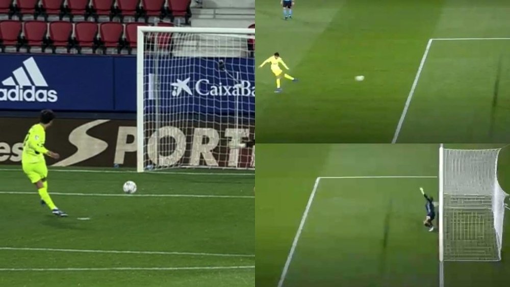 Joao Félix marcó de penalti, pero también falló. Capturas/MovistarLaLiga