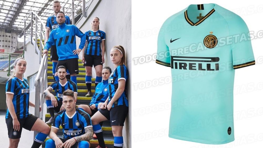 Le nouveau maillot de l'Inter dévoilé