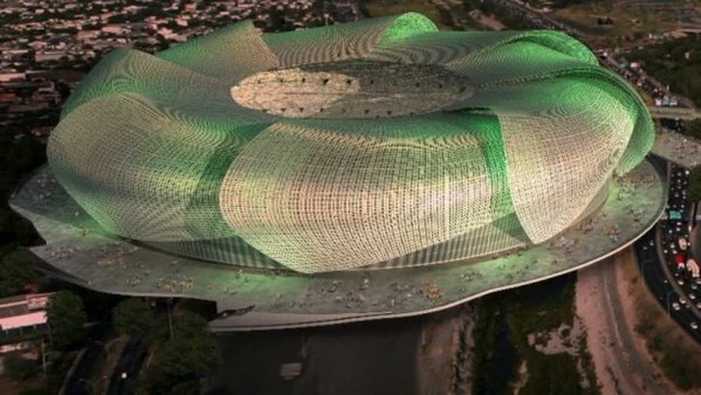 Así será el nuevo estadio de Tigres, que se inauguraría a mediados de 2018. Twitter