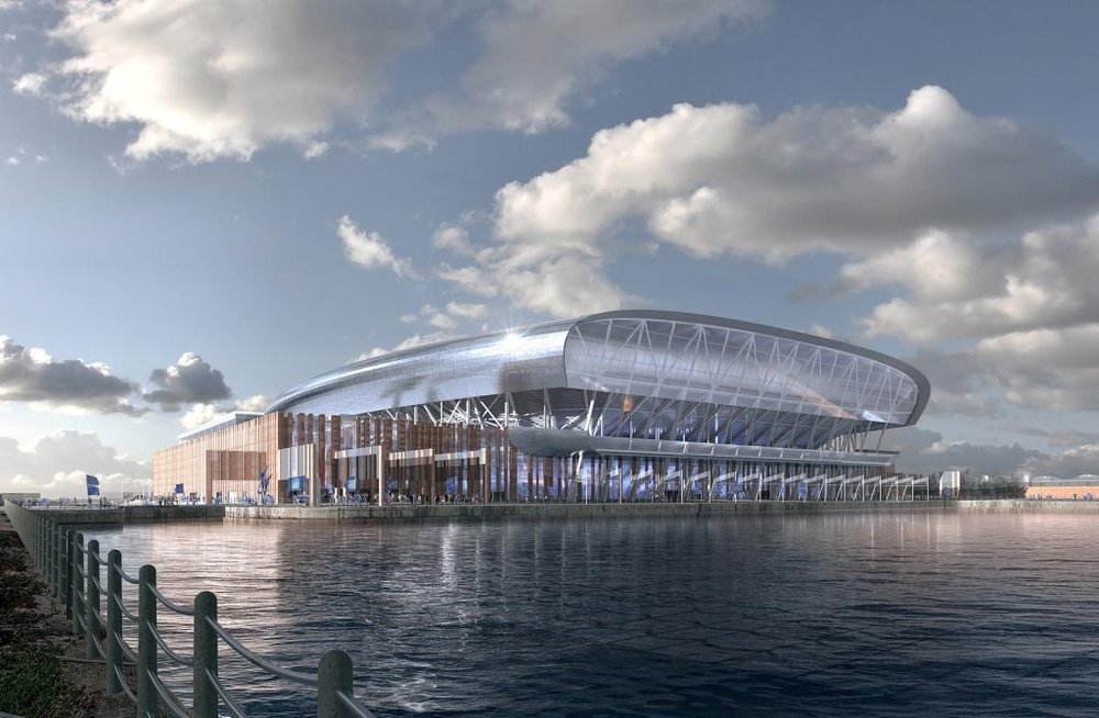 El nuevo estadio del club será espectacular. Twitter/Everton