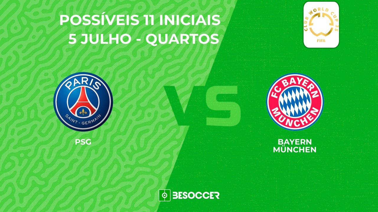 PSG - Bayer de Munique: Veja as prováveis escalações