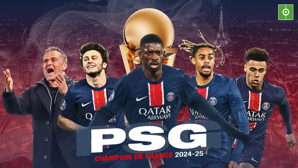 PSG Champion de Ligue 1 - 2024/25. BeSoccer
