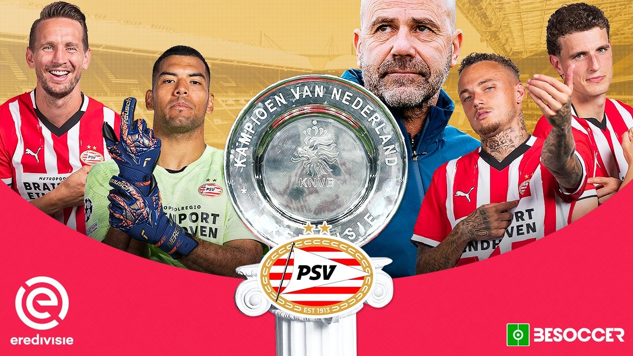 El PSV remata su hazaña y es campeón de la Eredivisie 2024-25. BeSoccer