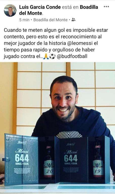 Piropo de Luis García a Messi