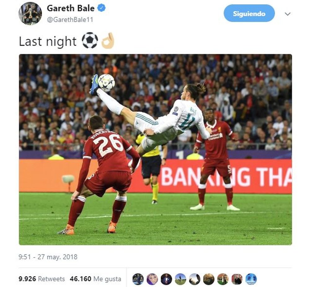 Muchos creen que el mensaje de Bale podría tener un doble sentido. Twitter