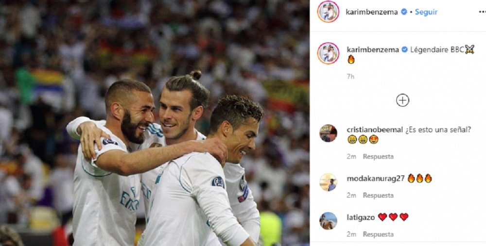 Benzema, nostálgico. Instagram/KarimBenzema