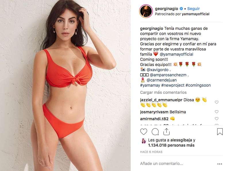 Nuevo proyecto de Georgina, novia de Cristiano Ronaldo