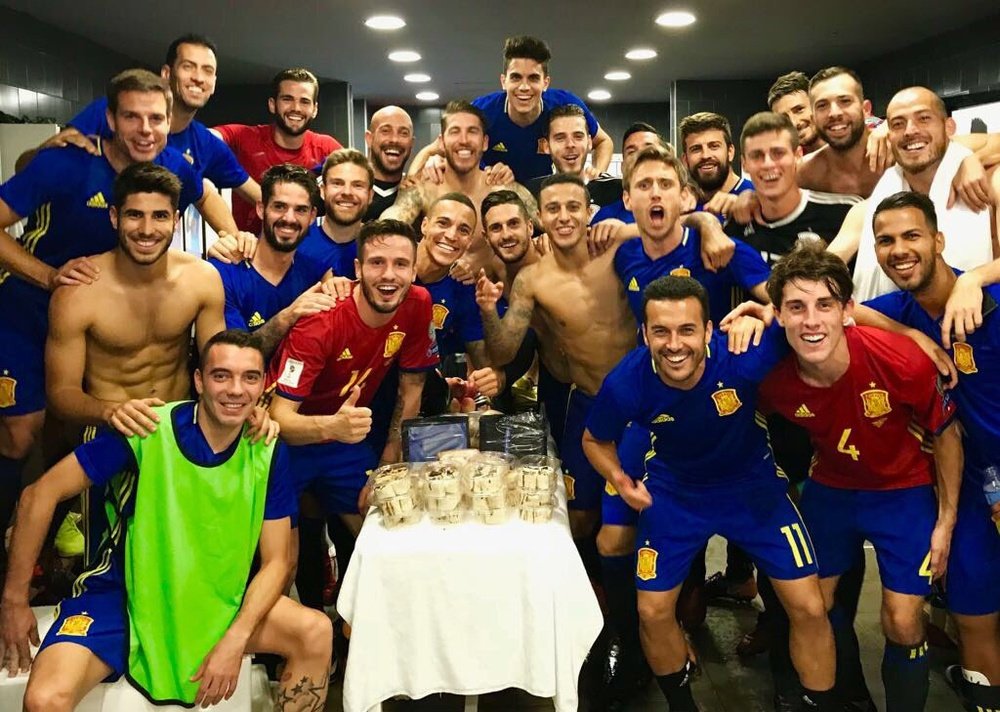 Spain qualify for 11th straight WC. Twitter/SergioRamos