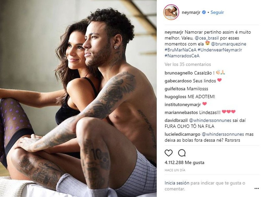 Neymar quiso compartir el momento en su Instagram. Instagram/NeymarJR