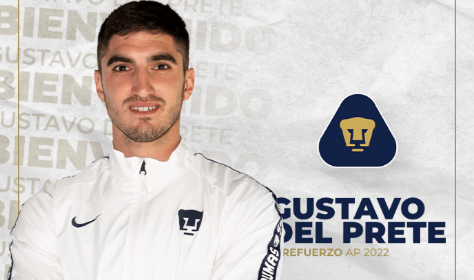Pumas anunció el fichaje de Del Prete
