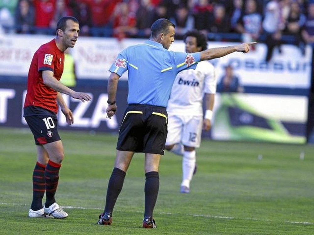 Puñal insultó a Muñiz Fernández y fue sancionado con cuatro partidos.