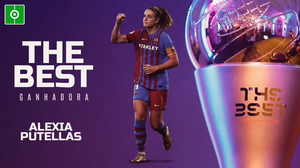 Alexia Putellas é eleita a melhor jogadora do mundo pela Fifa