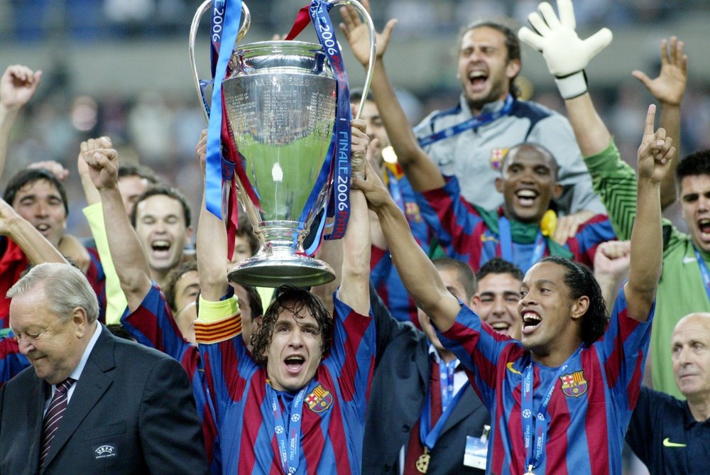 Puyol y Ronaldinho compartieron vestuario y éxitos deportivos. FCBarcelona