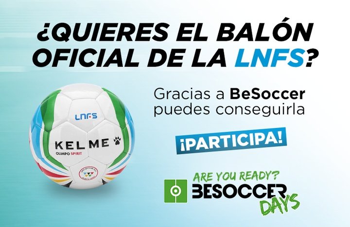 Consigue con BeSoccer el balón oficial de la LNFS