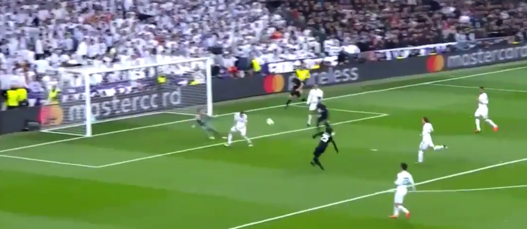 Rabiot tucked home a loose ball to silence the Bernabeu