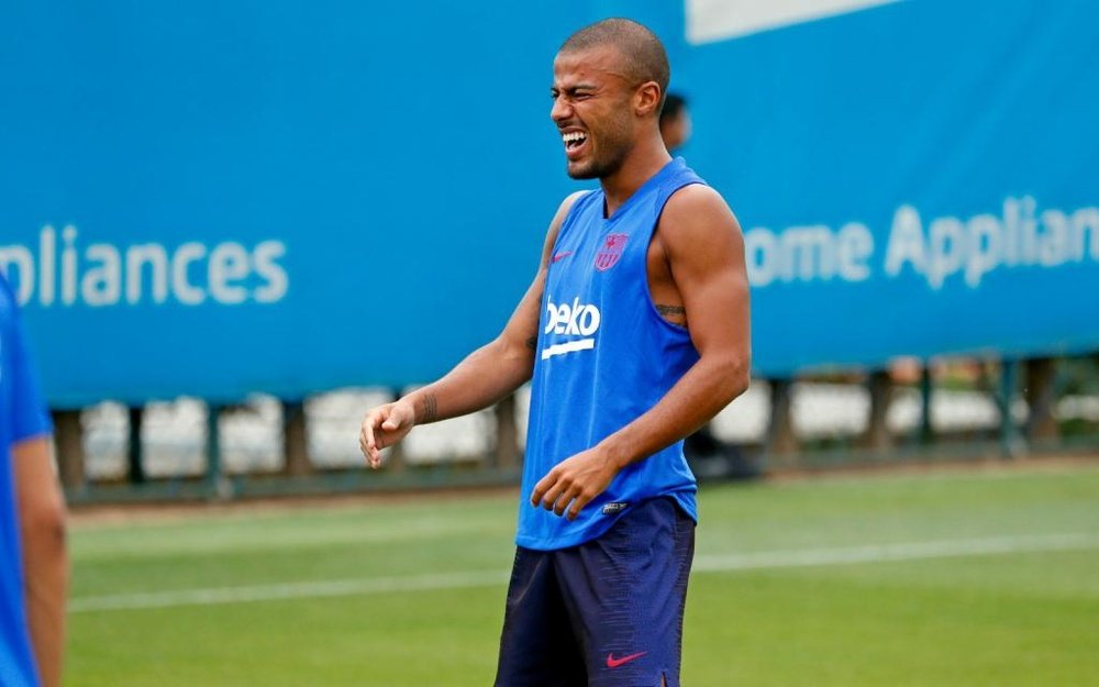 Rafinha pourrait entrer dans les plans de Valverde. Twitter/FCBarcelona