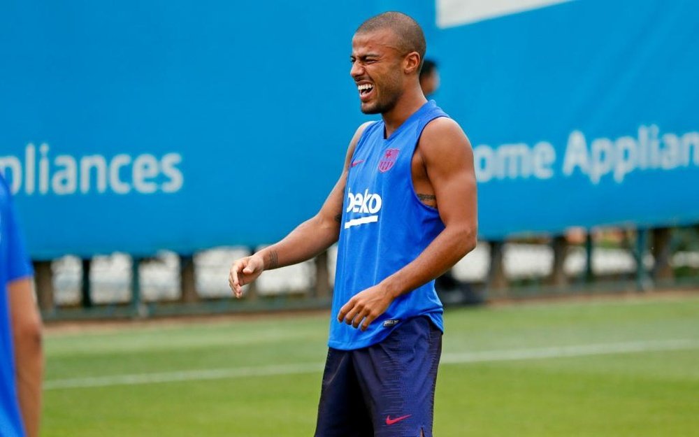 Rafinha pourrait rejoindre Valence en prêt. Twitter/FCBarcelona