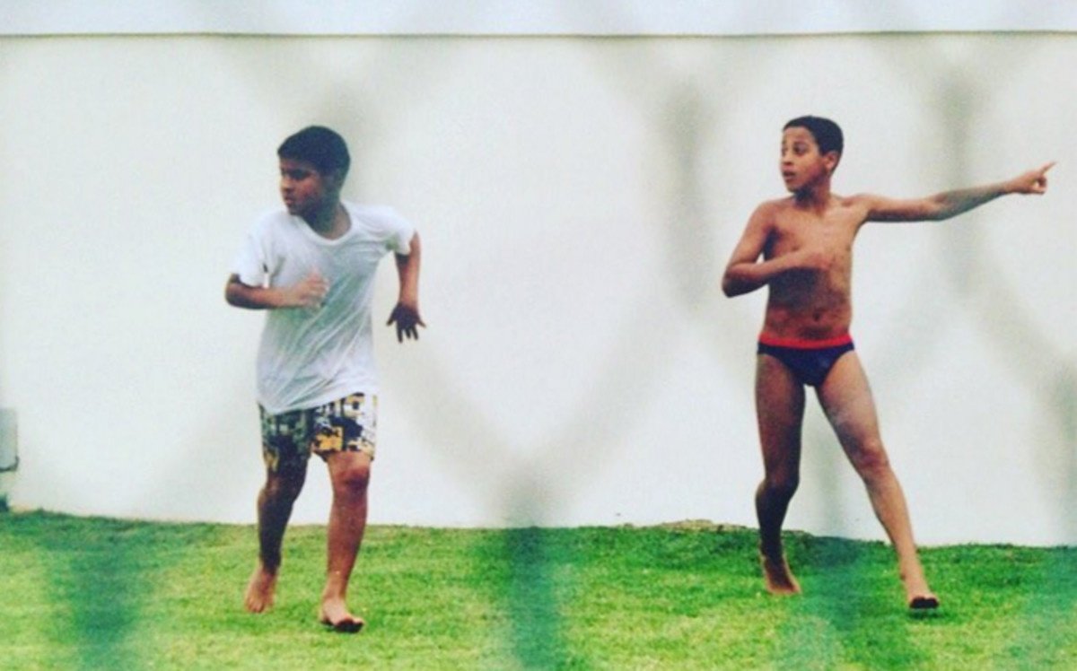 Thiago y Rafinha, dos hermanos que llegaron a la élite del fútbol. @Rafinhaaa93