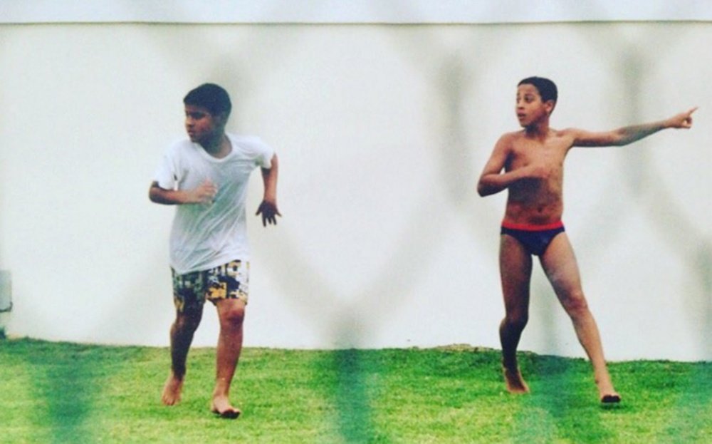 Thiago y Rafinha, dos hermanos que llegaron a la élite del fútbol. @Rafinhaaa93