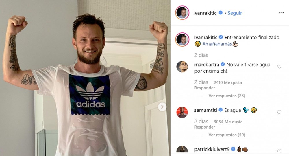 Rakitic bromeó en redes sociales. Instagram/ivanrakitic