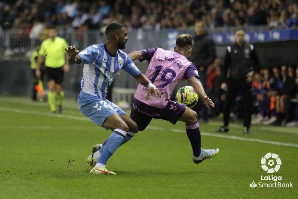 Málaga y Tenerife empataron en La Rosaleda. LaLiga