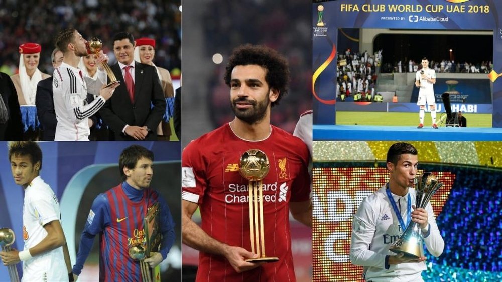 Os melhores jogadores dos 16 Mundiais de Clubes. AFP/EFE/FIFA