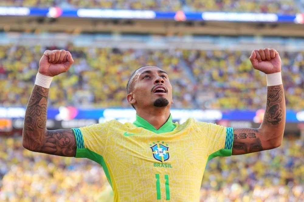 Raphinha will hope to deliver for Brazil like he does ofr Barca. AFP