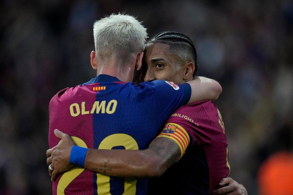 El Barcelona ganó al Espanyol en el derbi de la Ciudad Condal. EFE