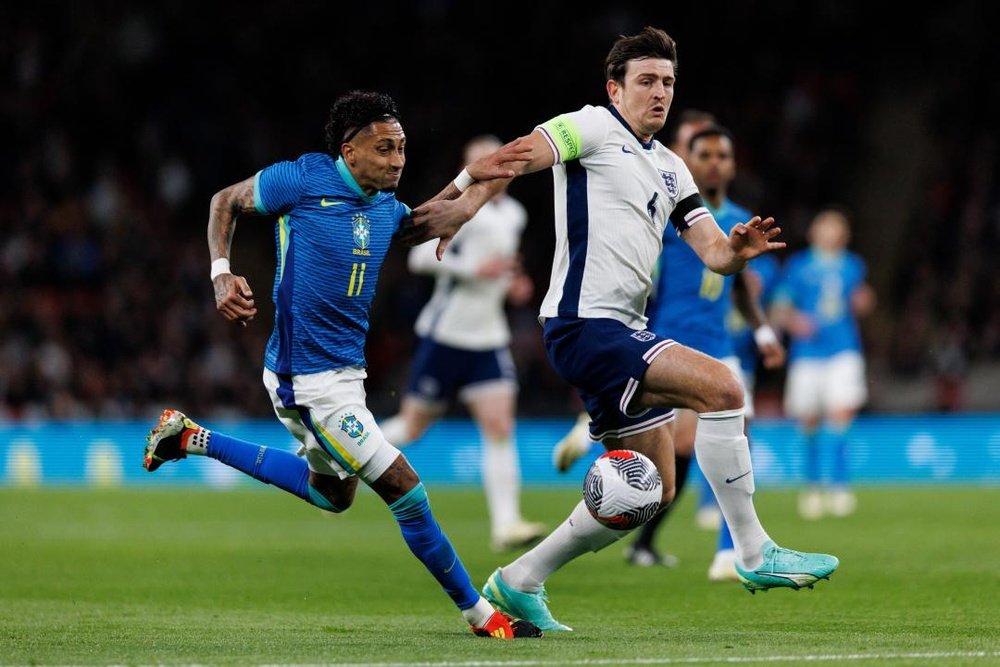 Maguire et Grealish, grands absents de la liste définitive de l'Angleterre. EFE
