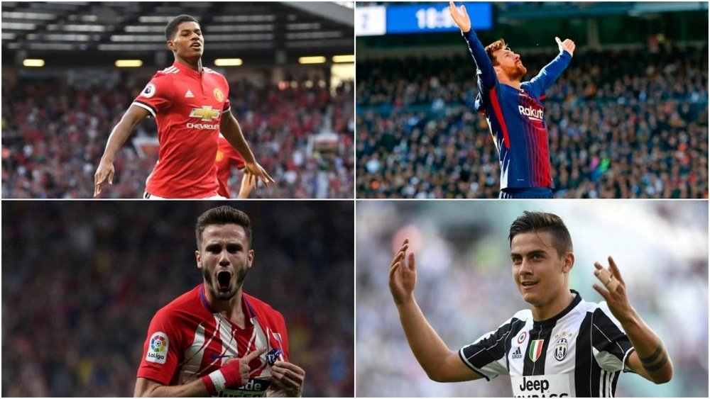 Rashford, Dybala, Messi and Saul have all been busy this year. BeSoccer
