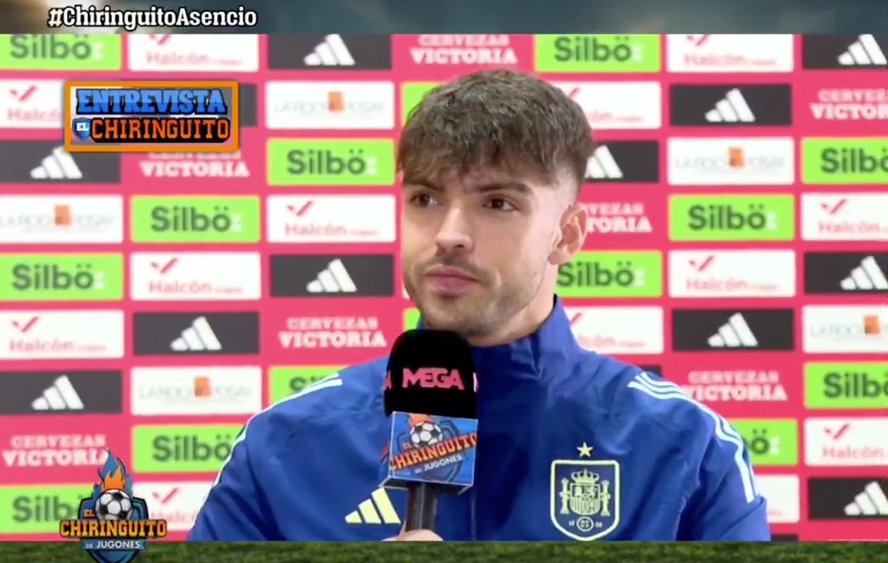 Raul Asencio analysed his breakthrough in the 2024/25 season. Screenshots/MEGA