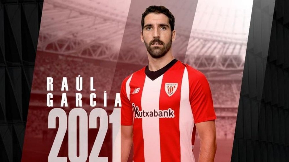 Raúl García amplió su compromiso en Bilbao. AthleticClub
